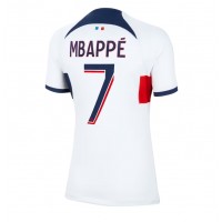 Koszulka piłkarska Paris Saint-Germain Kylian Mbappe #7 Strój wyjazdowy dla kobiety 2023-24 tanio Krótki Rękaw
